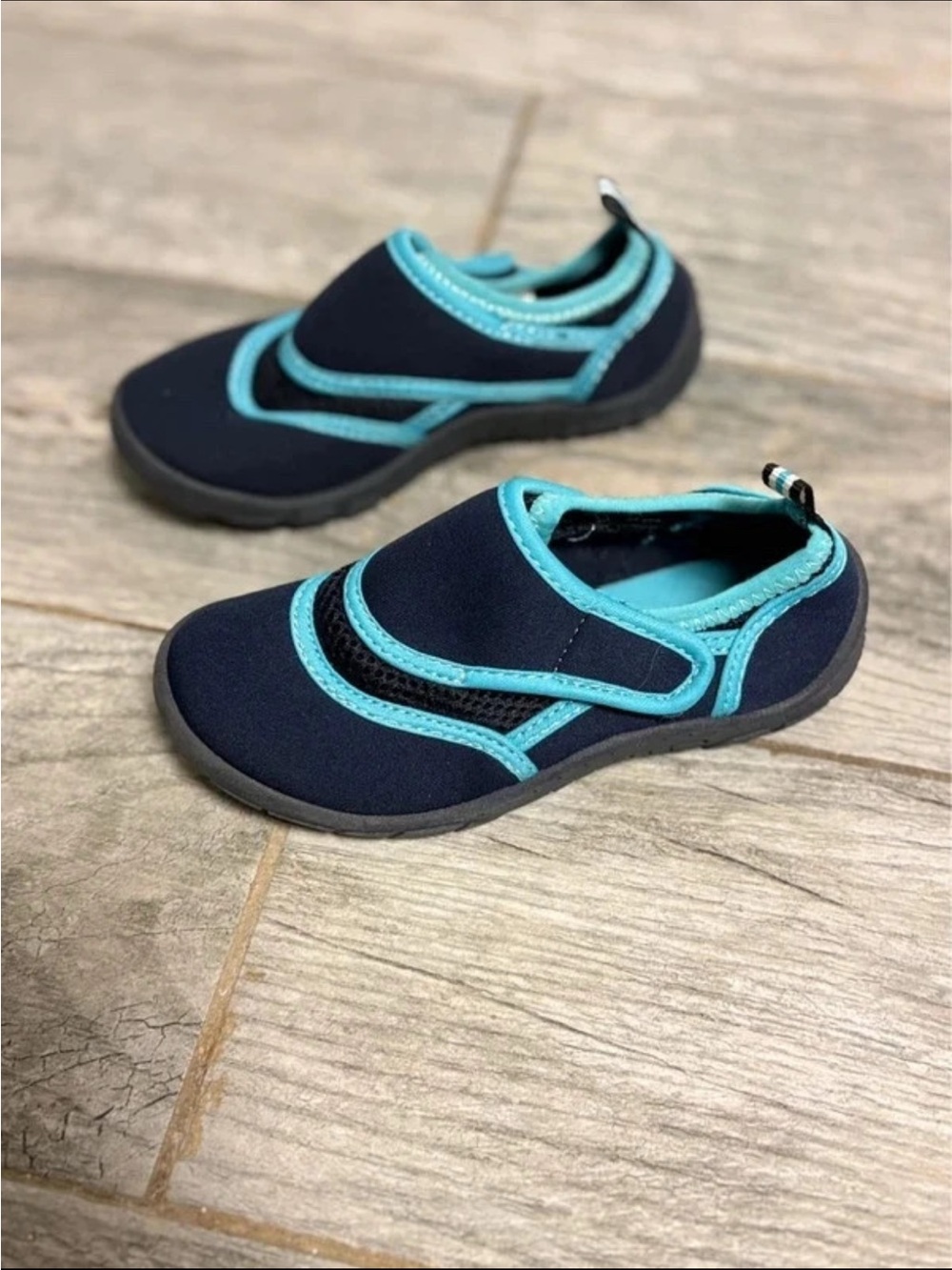 Carter's Navy and Teal Kids Water Shoe Slip-Ons